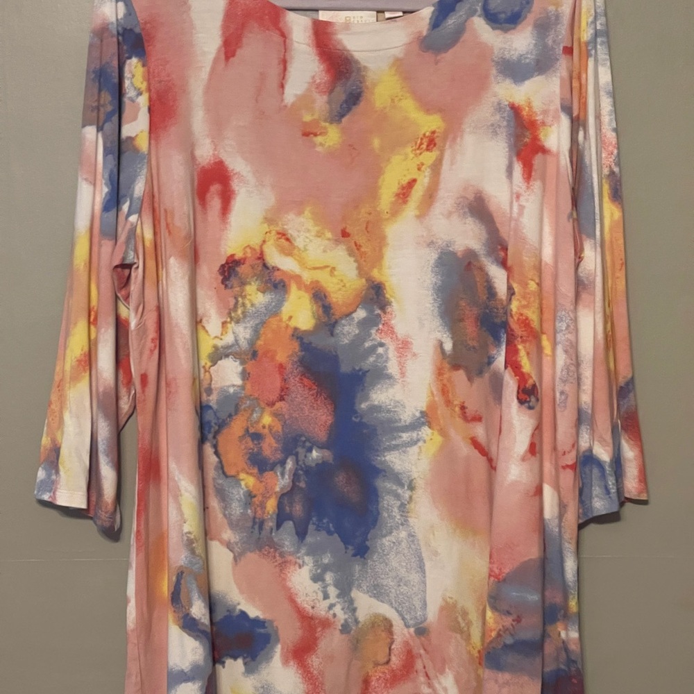 Multicolor Abstract Women's Top by Kim Gravel